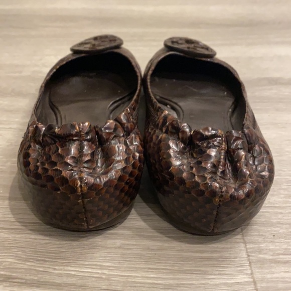 Tory Burch Reva Ballet Flat Doria Snake Print - Picture 6 of 8